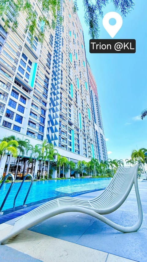 Property building, Pool view, Swimming pool, sunbed