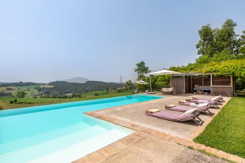 Property building, Living room, Swimming pool
