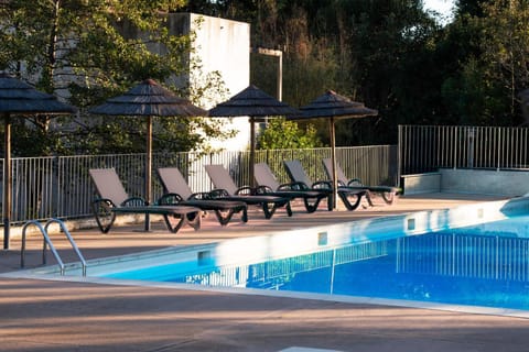 Property building, Living room, Swimming pool