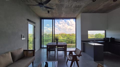 Living room, Seating area, Dining area