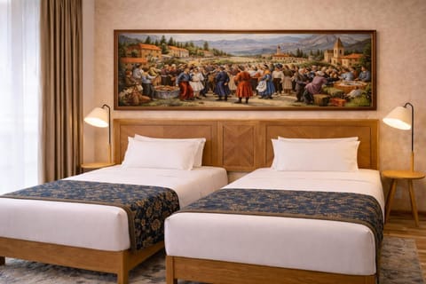 Bed, Photo of the whole room, Decorative detail, Bedroom
