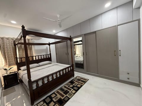 Bed, Bedroom, wardrobe