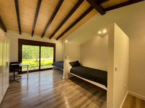 Bed, Living room, Bedroom