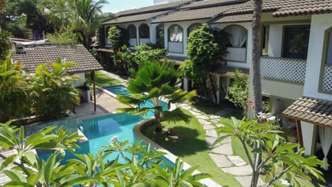 Property building, Spring, Day, Garden, Garden view, Pool view, Swimming pool