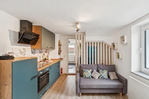 Living room, kitchen