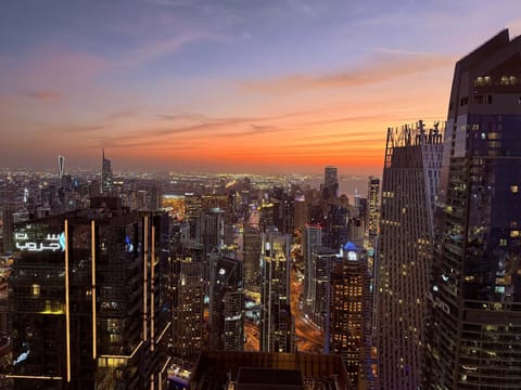 City view, Sunset