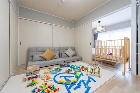 Living room, cot