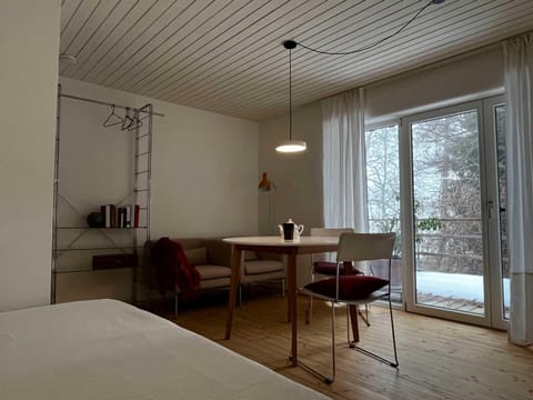 Photo of the whole room, Seating area, Dining area