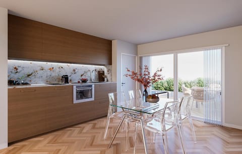 Kitchen or kitchenette, Dining area