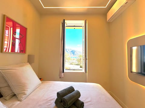 NEW - MONACO - MENTON - SEA VIEW - PREMIUM LOCATION - 2 BEDROOMS- LUXURY RENOVATED - PARKING - CLIM - BALCONY - BEAcH and SUN Apartment in Menton