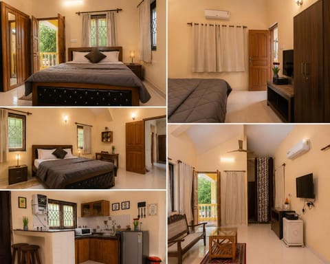 Bed, TV and multimedia, Kitchen or kitchenette, Photo of the whole room, Bedroom, air conditioner