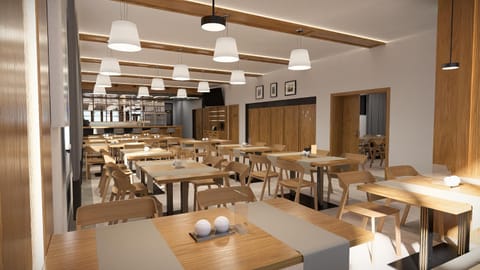 Restaurant/places to eat, Restaurant/places to eat, Banquet/Function facilities, Seating area, Breakfast