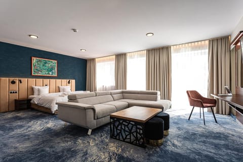 Communal lounge/ TV room, Bed, Living room, Photo of the whole room