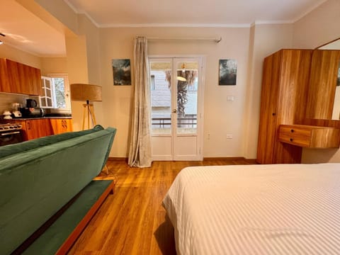 Bed, TV and multimedia, Kitchen or kitchenette, Photo of the whole room, Bedroom