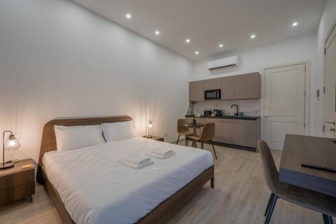 Bed, Kitchen or kitchenette, Photo of the whole room, Seating area, Dining area, Bedroom