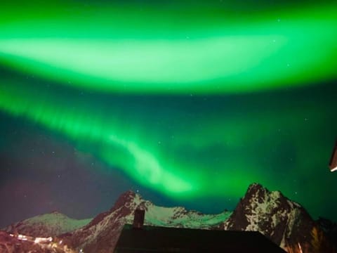 Night, Natural landscape, Mountain view