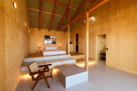 Bed, Living room, Photo of the whole room, Decorative detail, young children, older children, Family, furniture, air conditioner