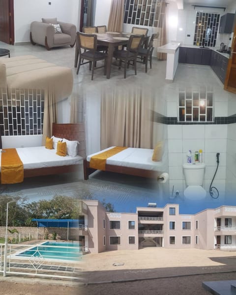 Living room, Seating area, Dining area, Pool view, Swimming pool, sunbed