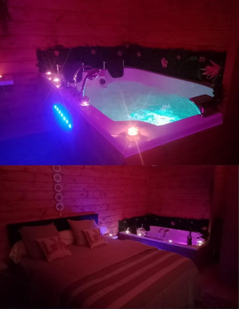 Bed, Hot Tub, Photo of the whole room, Bedroom