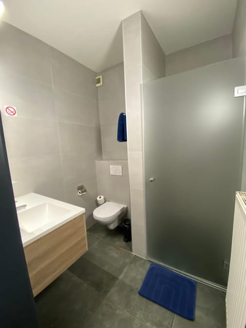 Shower, Toilet, Bathroom, towels