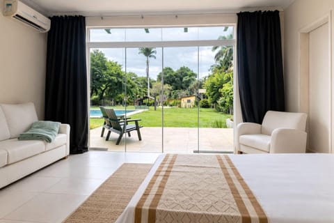 Patio, Bed, Garden, View (from property/room), Balcony/Terrace, Bedroom, Garden view, air conditioner