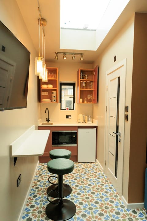 Kitchen or kitchenette, Dining area, oven
