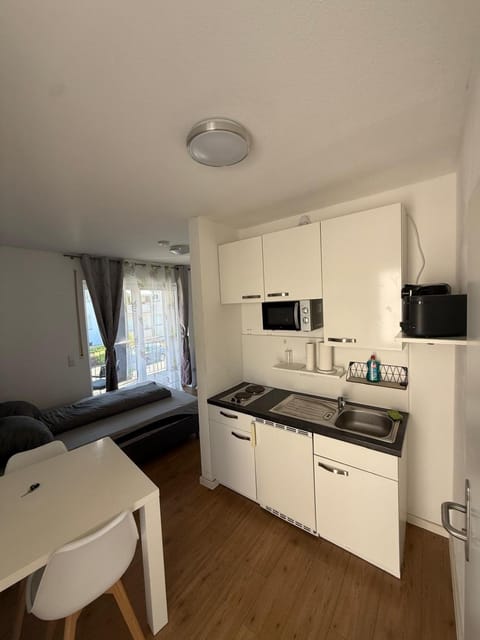 Living room, kitchen