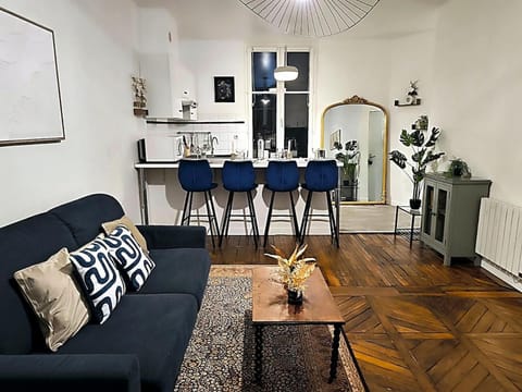 Kitchen or kitchenette, Living room, Dining area