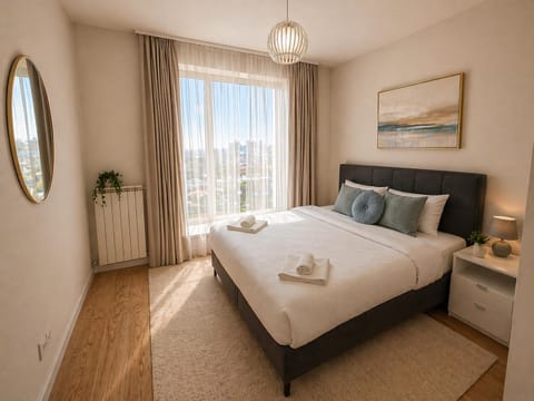 View (from property/room), Bedroom, towels