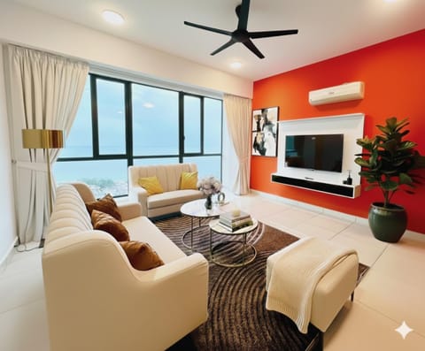 Communal lounge/ TV room, TV and multimedia, Balcony/Terrace, Living room, Sea view, Sea view