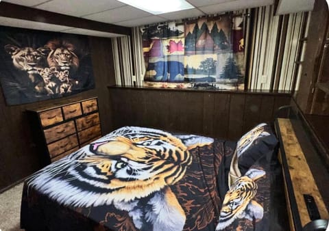 MidwestBNB Room1, quite cabin in the wood vibes Cabin in Brooklyn Park