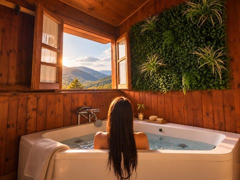 Bathroom, Living room