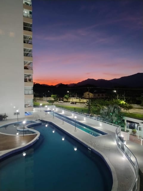 Night, Natural landscape, Mountain view, Pool view, Swimming pool, Sunset