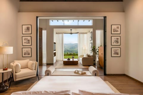 View (from property/room), Living room, Seating area, Bedroom, Mountain view