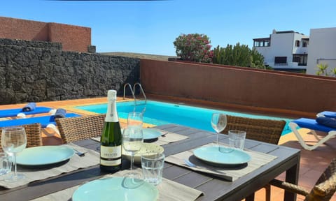 Patio, Balcony/Terrace, Pool view, Swimming pool, sunbed