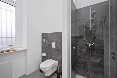 Shower, Toilet, Bathroom, towels