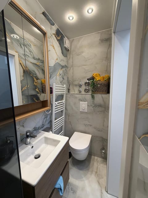 Bathroom, Living room