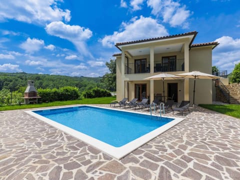 Property building, Patio, Swimming pool, sunbed