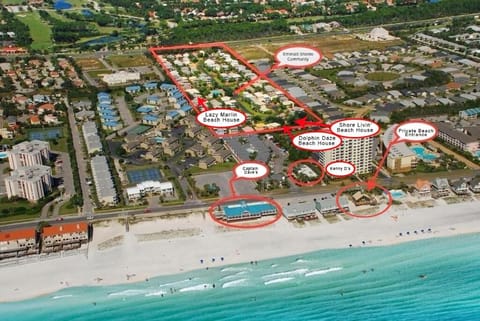 Steps to Pvt beach , Beach ramp, 2 pools, Sleeps 18 - Lazy Marlin House in Miramar Beach