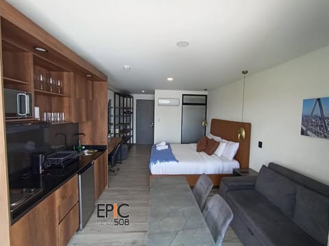 Bed, Living room, Bedroom
