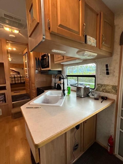 Glacier Borealis - 27’ Glamping Trailer by Glacier Campground/ 
RV Resort in Glacier National Park