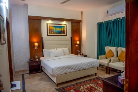 Bed, Bedroom, air conditioner