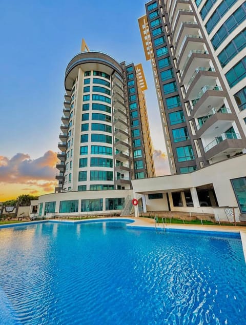 Property building, Pool view, Swimming pool