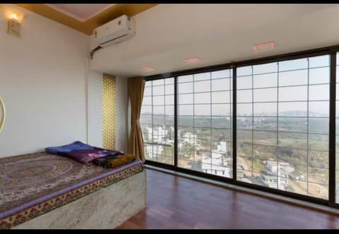 Bed, Bedroom, Mountain view, wardrobe, air conditioner