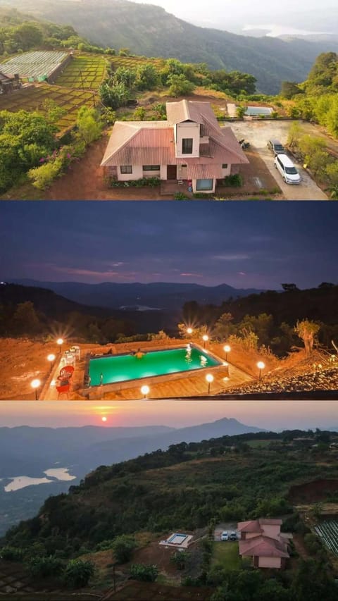 Property building, Bird's eye view, Swimming pool