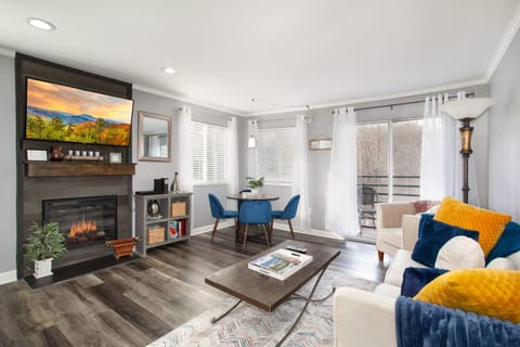 Cozy Ski-View Retreat sleeps 5 in Gatlinburg Apartment in Gatlinburg