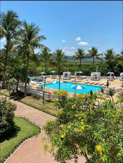 Day, Natural landscape, Garden, Garden view, Pool view, Swimming pool, sunbed