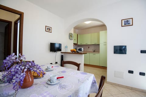 Living room, kitchen