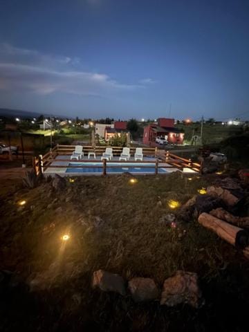 Night, Swimming pool