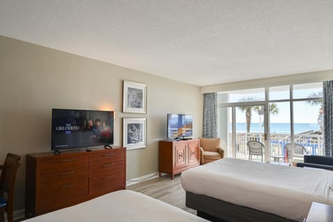Bed, TV and multimedia, Photo of the whole room, Bedroom, Sea view